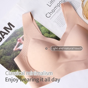 Aiermei Chine <span class=keywords><strong>Soutien</strong></span>-<span class=keywords><strong>gorge</strong></span> Confort Haute Soutenabilité Col en V Premium Sans Coutures <span class=keywords><strong>Push</strong></span>-<span class=keywords><strong>up</strong></span> Vente en Gros de Sous-vêtements - Product Image 5