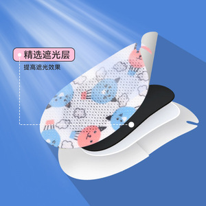 Chenkang Amblyopia Occlusion Patch Full Coverage Soft Non Woven Fabric Light Blocking Monocular Correction Eye Mask - Product Image 1