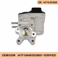 Valve de recirculation des gaz d'échappement (EGR) Wanray pour Navara D40 Pathfinder R51, échappement 14710-EC00A 14710-EC00D