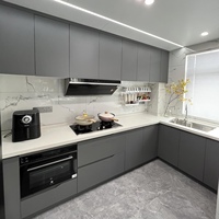 Fabrication sur mesure de cuisines en bois, prix bas, ensemble complet d'armoires de cuisine, meubles, design moderne d'armoires de cuisine sur mesure