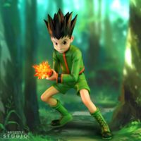 Hunter X Hunter Gon-1:10 Super Figure Collection 100g Figurine d'action impressionnante avec livraison manuelle et stock limité