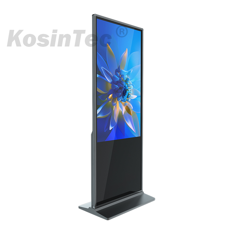 Espositore per segnaletica digitale portatile con schermo pubblicitario per interni hd video advertising player tv lcd digital totem