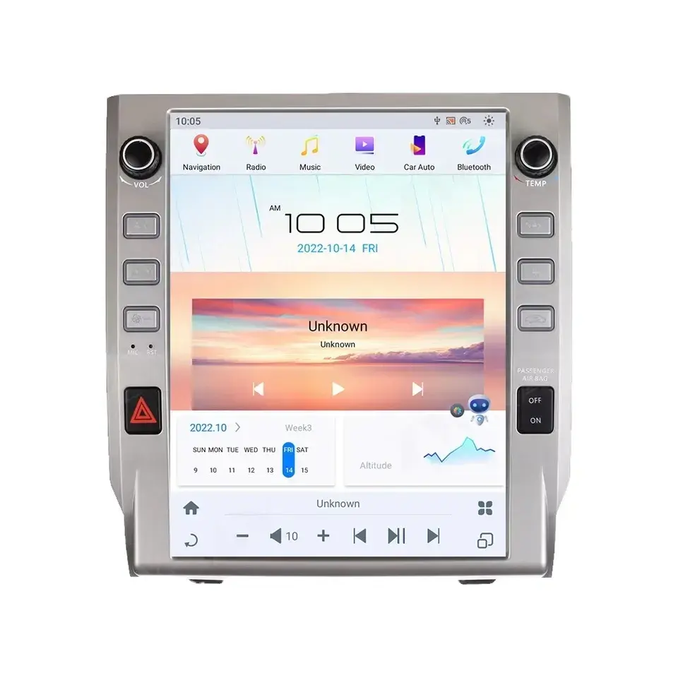 Android 13 Car DVD navigazione GPS per Toyota Tundra Sequoia Multimedia Tesla Screen Stereo Carplay integrato Radio