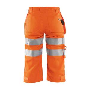 BLAKLADER - 713918115300C36 Women's <b>hi</b>-<b>vis</b> pirate <b>shorts</b> Orange - EAN 7330509553312 <b>HI</b>-<b>VIS</b> WORKWEAR - Product Image 2