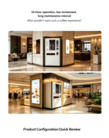 Distributeur automatique de café moussant pour campus universitaire, double extraction, haute capacité, commercial, à monnayeur, écran tactile, SDK
