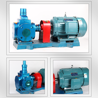 Pompe à engrenages à arc YCB-50/0.6, 50,0 m³/h, 0,6 MPa, 22 kW, en acier 40Cr, pour le transfert d'huile industrielle avec moteur