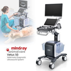 Equipo de diagnóstico por ultrasonido Doppler color veterinario Mindray Vetus 50 para uso en clínicas veterinarias. - Product Image 3