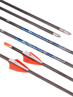 Arc à poulies Accmos pour tir à l'arc, chasse, arbalète, flèche en carbone pur 4,2 mm avec plumes de dinde et pointe en acier, 32 pouces