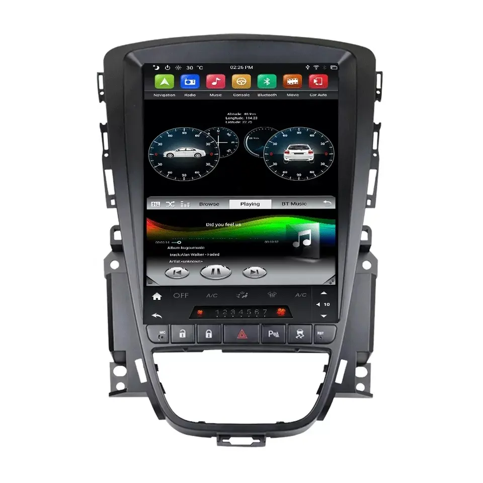 डीवीडी प्लेयर कार टच स्क्रीन ऑटो इलेक्ट्रॉनिक्स कार ओपल एस्ट्रा जम्मू 2012-2014 के लिए फिट