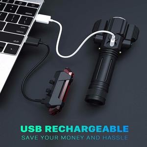Chất Lượng Cao Không Thấm Nước USB Có Thể Sạc Lại Xe Đạp Ánh Sáng Phía Trước 500lm Xe Đạp Đèn Pha Phía Sau Xe Đạp Ánh Sáng Thiết Lập - Product Image 6