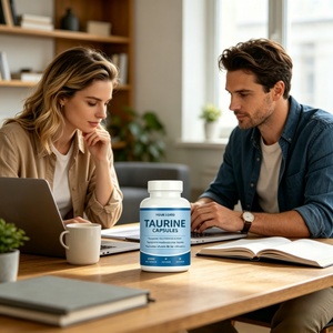 Cápsulas de Taurina OEM 60 Unidades, Grado Alimenticio, Suplemento Energético para la Concentración, Cápsulas de Taurina para la Vista - Product Image 2