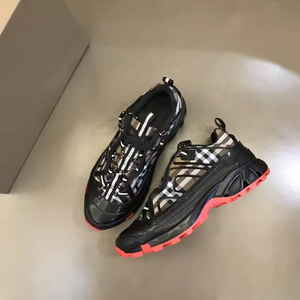 รองเท้าวิ่งดีไซน์หรู คุณภาพสูง สไตล์เรโทร หนังแท้ รองเท้าลำลองผู้ชาย พื้นหนา รองเท้ากีฬา เดินสบาย - Product Image 1