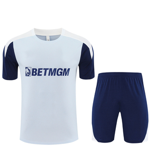 Uniformes de Fútbol de Verano, Conjunto de Entrenamiento de Manga Corta, Camiseta del Tottenham 25/26, Transpirable, de Poliéster, Secado Rápido, Cuello Redondo, Unisex - Product Image 1