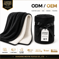 Vente Flash : Couverture pour Animaux de Compagnie Personnalisable avec Logo, en Gros, Imperméable, Douce en Polaire Sherpa, pour Chiens et Chats, Protection pour Lit, Canapé et Meubles