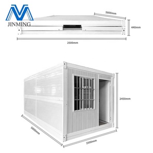 Maisons conteneurs, <span class=keywords><strong>garage</strong></span> pliable, abri <span class=keywords><strong>de</strong></span> voiture, remise <span class=keywords><strong>de</strong></span> stockage, installation rapide, <span class=keywords><strong>panneau</strong></span> sandwich en acier portable, design moderne - Product Image 6