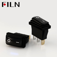 Interrupteur à bascule 12V LED SPST AC 6A 250V 10A 125V Bateau Commutateur
