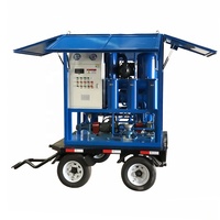 Séparateur d'huile de transformateur mobile / Machine de nettoyage d'huile / Équipement de recyclage d'huile avec boîtier résistant aux intempéries