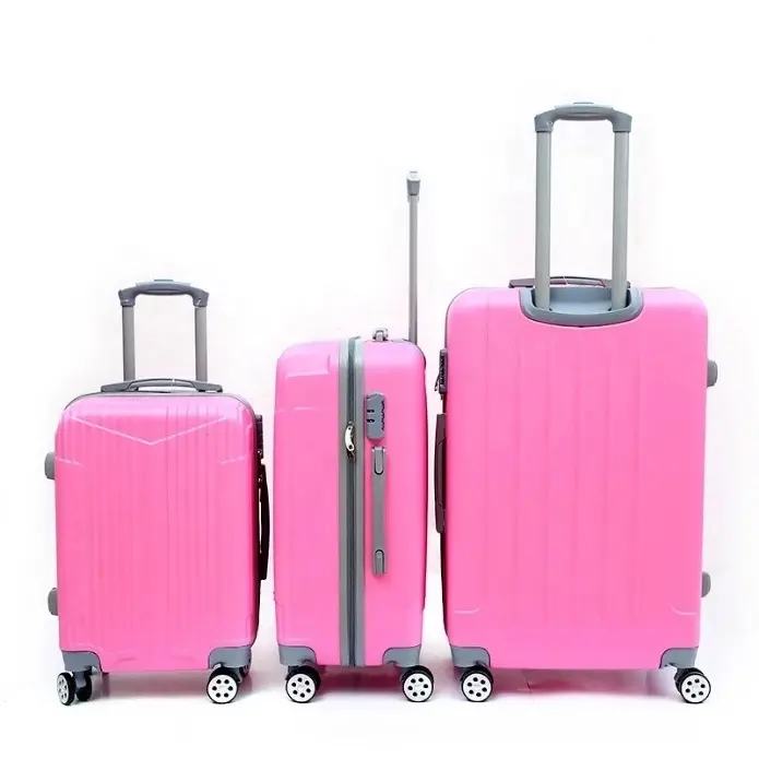 Лидер продаж, Высококачественная сумка для багажа, сумки-тележки, изготовленные на заказ ABS PC, сумка для путешествий, набор онлайн-чемоданов с вращающимся колесом