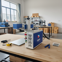 Nouveau Marqueur Laser CO2 Galvo RF CNC de Table 30W/60W/100W avec Source Laser Davi, Contrôleur BJJCZ et Logiciel Ezcad Programmable