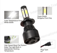 Kit de phares LED pour voiture 4 côtés, 80W 40W 8000 Lumens, remplacement C6 X3 S2 T1 H4, faisceau Hi/Lo, ampoule de phare de voiture G7