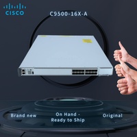 Untuk Switch Catalyst C9500-16X-A SFP 16 Port 4 Gigabit SFP Uplink Poe Garansi 1 Tahun QoS Stok Baru SNMP