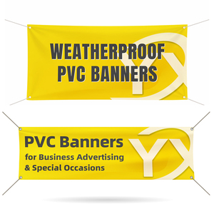 Bán buôn khuyến mại PVC Flex Vinyl vải biểu ngữ với logo UV in kỹ thuật số tùy chỉnh quảng cáo ngoài trời Cờ biểu ngữ - Product Image 3