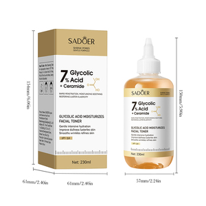 Tonique <span class=keywords><strong>Visage</strong></span> Hydratant Anti-Rides à l'Acide Glycolique SADOER Marque Privée OEM – <span class=keywords><strong>Soin</strong></span> Coréen Éclaircissant et Apaisant - Product Image 6