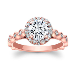 Anello dal Design Color Rosa, Anello Classico da Dito per Donne - Product Image 1