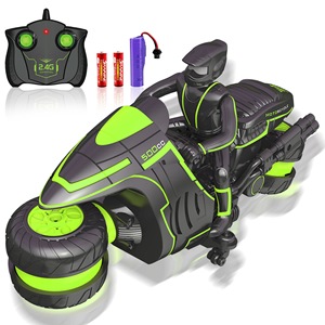 Motocicleta de Acrobacias con Control Remoto de 2.4G y 6 Canales, con Cable USB, Alcance de 30 Metros, Uso en Interiores y Exteriores, para Mayores de 3 Años - Product Image 1