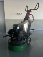 Meuleuse à sol manuelle commerciale JK550 pour le polissage du béton, état d'occasion, outil de revêtement de sol, moteur automatique, composants principaux de l'engrenage