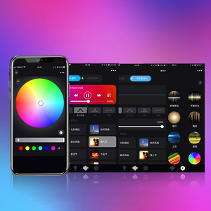 Dc 12-24V <span class=keywords><strong>RGB</strong></span> UFO <span class=keywords><strong>Led</strong></span> điều khiển thời gian Chức năng 16 triệu màu điều khiển từ xa Chế độ âm nhạc <span class=keywords><strong>5050</strong></span> <span class=keywords><strong>LED</strong></span> Strip max tải điện 300 Wát - Product Image 4