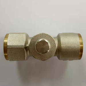 Dki Rp1/4 Draad Handmatige Gas Drukknop Ventiel Messing Twee Weg Gauge Kraan - Product Image 3