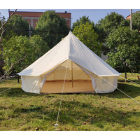 Yurt Safari YJHOME, tente cloche pour fêtes et mariages en plein air, 3-6m, 4 saisons, toile de coton imperméable, ouverture rapide, tente de glamping de luxe