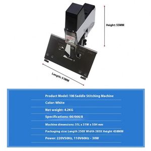 106E Electric Riding Stapler Paper Product Making Machinery for Book <b>Binding</b> Electric Stapler Paper Processing <b>Machine</b> - Product Image 5