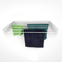 Sèche-linge mural rétractable en métal en aluminium de haute qualité pour salle de bain balcon patio vente par correspondance emballage
