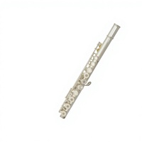 Activity-[Flute] Elman Earl Mann Professional Silver Plated White Copper C-tune 16-hole Open Flute with High-grade Bags