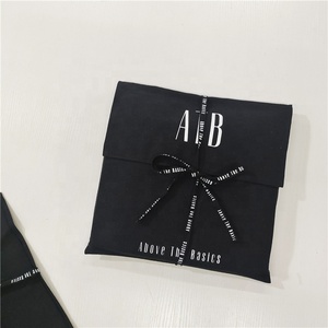 BSCI Custom Logo Printed Cotton Linen Comb Cosmetic Jewelry Packing <b>Envelope</b> Dust Pouch <b>Envelope</b> Cotton <b>Gift</b> Bag - Product Image 2