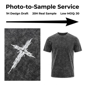 เสื้อยืดคอตตอน 100% หนัก 250 แกรม ทรงบ็อกซี่ โอเวอร์ไซส์ สไตล์วินเทจ สตรีทแวร์  แบบย้อมสีเอซิดวอช  รับผลิตเสื้อยืดเปล่าสำหรับแบรนด์ส่วนตัว - Product Image 4