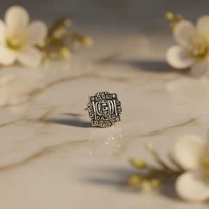 Pendientes Geométricos Vintage Dader, Plata 925, Oro Blanco, Unisex, Uso Diario, Joyería Fina - Product Image 2