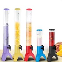 Perlengkapan Acara Peluncuran Bir, Dispenser Bir Plastik dengan Logo Kustom, Menara Dispenser Bir 1,5L 3L, Grosir Dispenser Minuman, Menara Minuman Bir