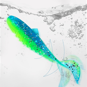 <span class=keywords><strong>Leurre</strong></span> souple 55mm 2g en PVC à queue bouclée, 5 couleurs, pour la pêche en eau douce et salée, <span class=keywords><strong>leurre</strong></span> fondant à queue bouclée pour la <span class=keywords><strong>truite</strong></span> et le bar - Product Image 4