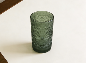 Bicchiere in <span class=keywords><strong>Vetro</strong></span> per Bevande Lunghe con Design in Rilievo, Consegna Rapida, Bicchiere Colorato per Casa, <span class=keywords><strong>Acqua</strong></span>, Bar, Succo, Latte, Grande Capacità - Product Image 6