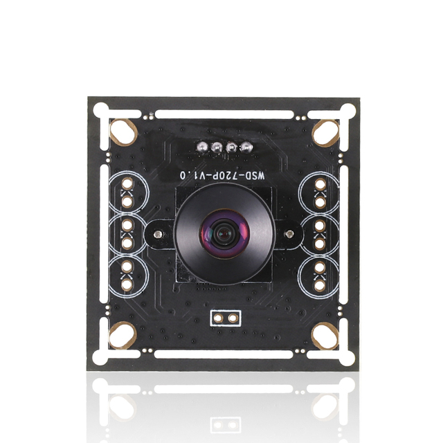 USB HD 720P Webcam with Pixels Wide Angle Industrial Camera, Plug and Play, No Distortion Face Recognition, USB 2.0 Module