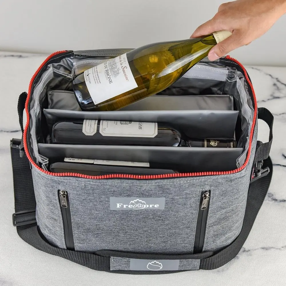 Drink fish wine insulated thermal can beer bottle large beverage soft lunch backpack cooler bag box picnic bag