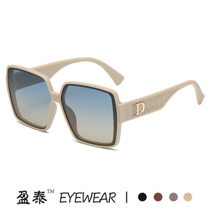 D Brand Fashion Sunglasses UV400 PC <b>Frame</b> Women Large Square Style - Product Image 4