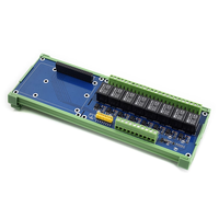 Carte d'extension de module de relais Raspberry PI 4B/3B + 8 voies 5V avec support d'isolation optocoupleur pour PLC