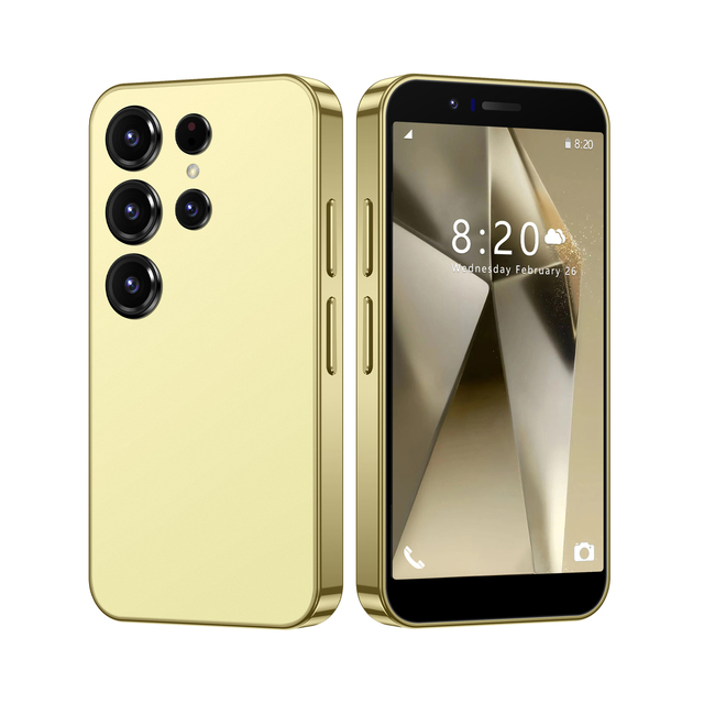 S24 Mini Android 5G Smartphone New Design Octa Core CPU 108MP HD Supports LTE 4G 5G Available English French Spanish Wholesale