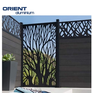 Customized Laser Cut Fencing Panels Decorative Laser Cut <strong>Wall</strong> Metal Screen <strong>Partition</strong> Outdoor - Product Image 4