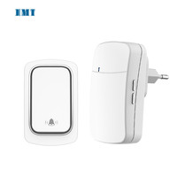 Sonnette sans fil auto-alimentée, étanche IP68, pour porte de maison, étanche