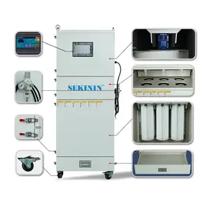 産業用CNCルーター溶接ヒューム抽出器用スピンドル集塵機